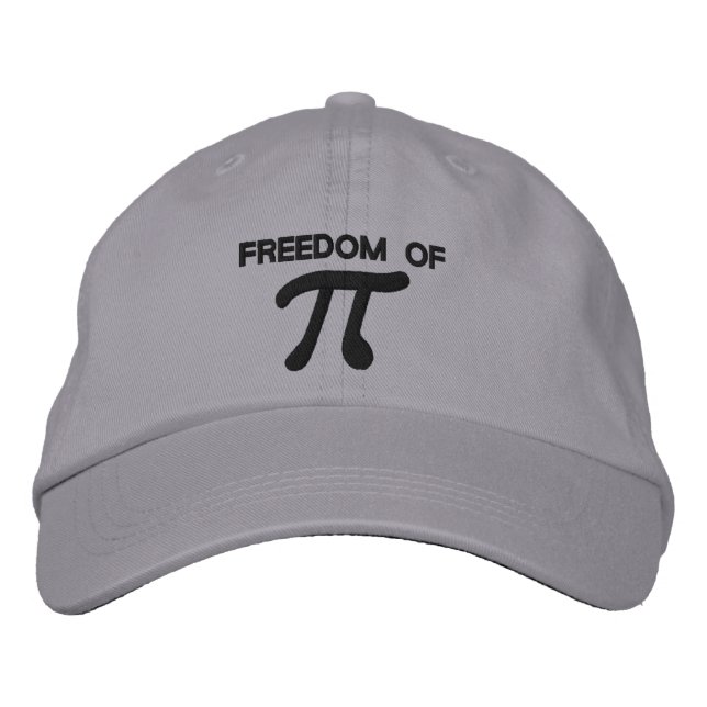 Freedom of Pi Embroidered Hat (Front)
