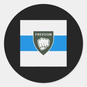 Freedom Of Russia Legion - Russian Defect For Slav Classic Round Sticker