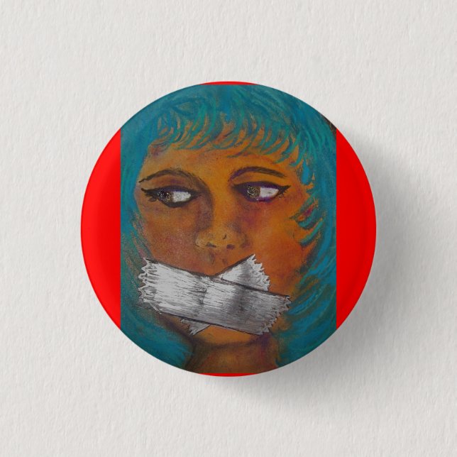 freedom of speech 3 cm round badge (Front)