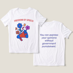 Freedom of Speech: Let Every Voice Bloom Tri-Blend Shirt
