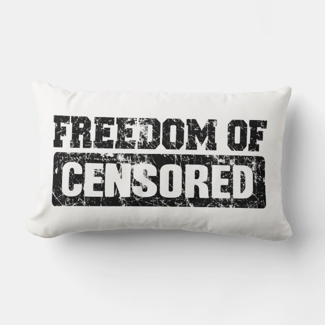 Freedom of Speech Maybe Not Exactly Lumbar Cushion (Front)