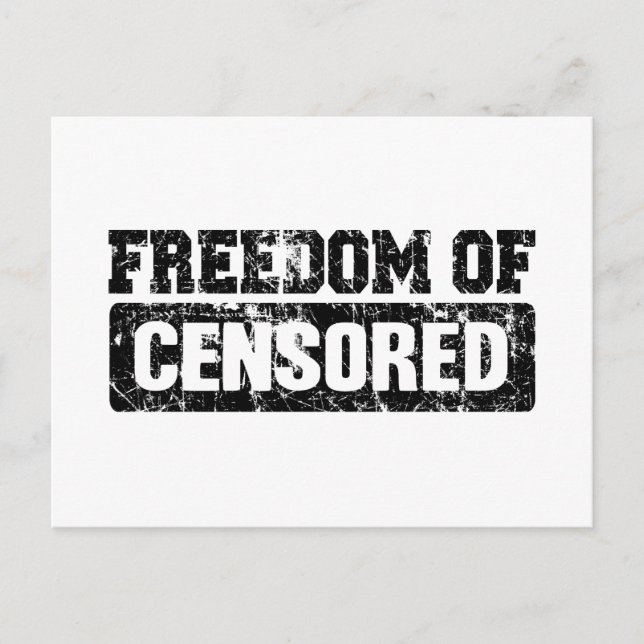 Freedom of Speech Maybe Not Exactly Postcard (Front)