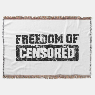 Freedom of Speech Maybe Not Exactly Throw Blanket