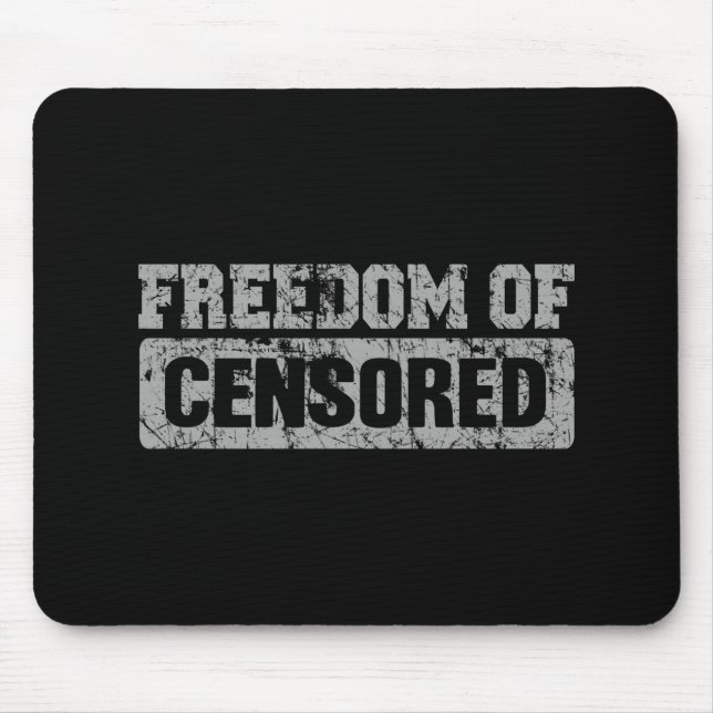 Freedom of Speech Maybe Not Mouse Pad (Front)