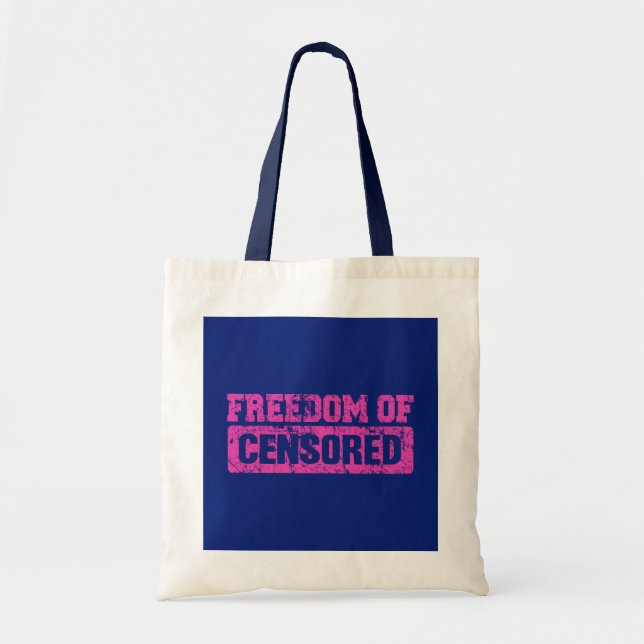 Freedom of Speech Maybe Not So Tote Bag (Front)