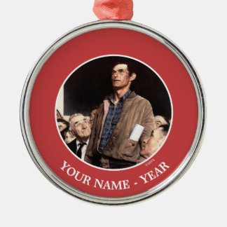 Freedom Of Speech Metal Tree Decoration