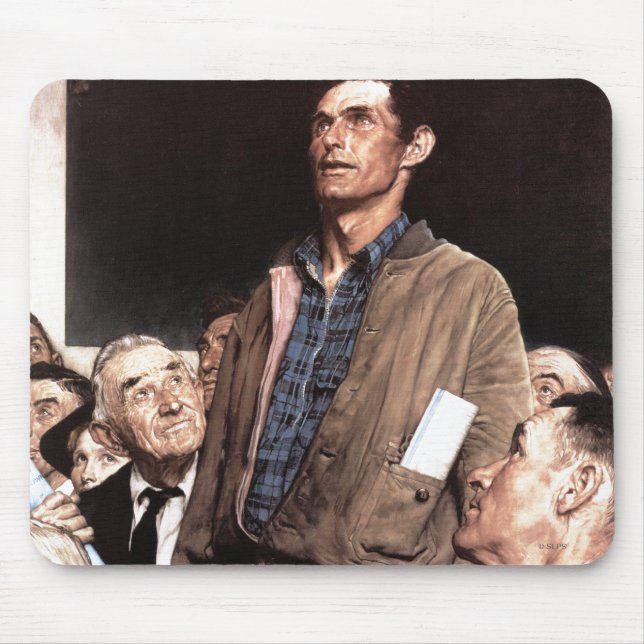 Freedom Of Speech Mouse Pad (Front)