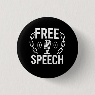 Freedom of Speech Pin – Your Voice Matters Badge