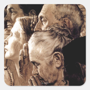 Freedom of Worship Square Sticker