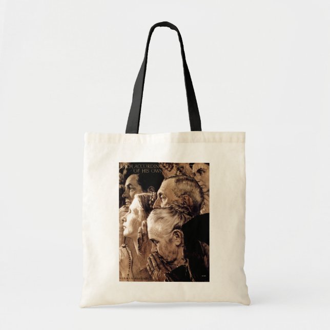 Freedom of Worship Tote Bag (Front)