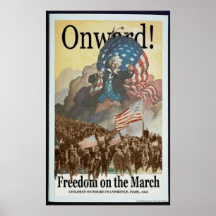 Freedom on the March -- Pro-Union Poster