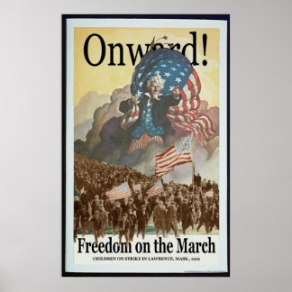 Freedom on the March -- Pro-Union Poster