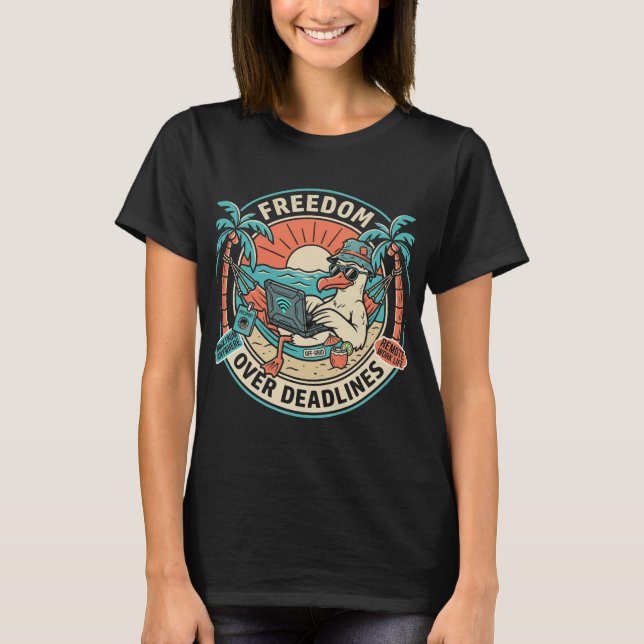 Freedom Over Deadlines Tee (Front)