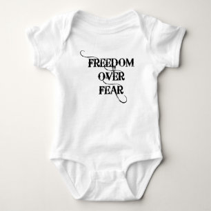Freedom Over Fear Baby Bodysuit