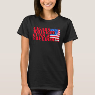 Freedom Over Fear Pro Gun USA Flag 2nd Amendment T-Shirt