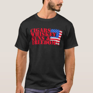 Freedom Over Fear Pro Gun USA Flag 2nd Amendment T-Shirt