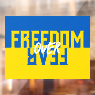Freedom Over Fear Support Ukraine