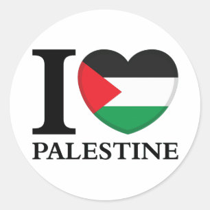 Freedom Palestine Patriotic Free Gaza Palestinian Classic Round Sticker