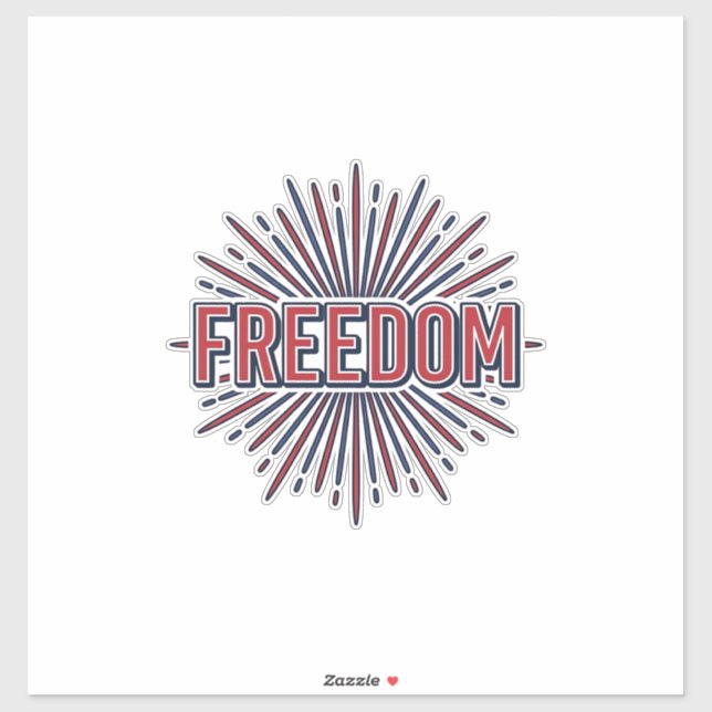 Freedom Patriotic Firework Vector Shirt Design_1 (Sheet)