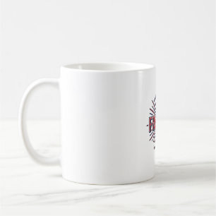 Freedom Patriotic Firework Vector Shirt Design_1 Coffee Mug