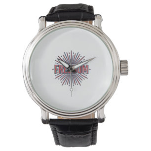 Freedom Patriotic Firework Vector Shirt Design_1 Watch