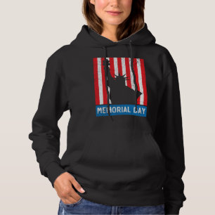 Freedom Patriotic Veteran USA Flag American Memori Hoodie
