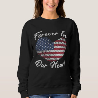 Freedom Patriotic Veteran USA Flag American Memori Sweatshirt