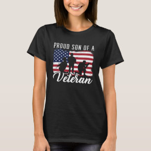 Freedom Patriotic Veteran USA Flag American Memori T-Shirt