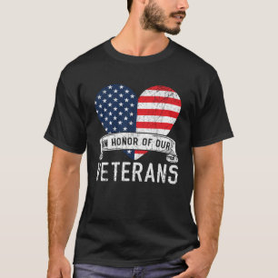 Freedom Patriotic Veteran USA Flag American Memori T-Shirt