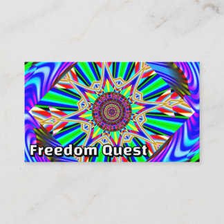 Freedom Quest (You May Change The Words) Business Card
