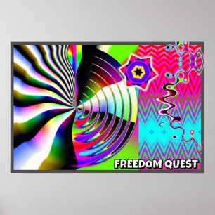 FREEDOM QUEST ( you may change the words ) Poster