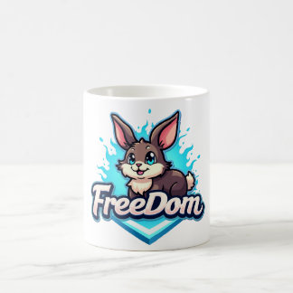  Freedom Rabbit – A symbol of boundless energy and Coffee Mug