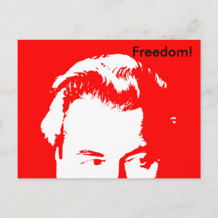 Freedom! Red (Updated) Postcard