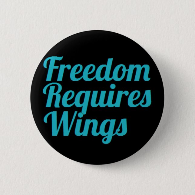 Freedom Requires Wings badge (Front)