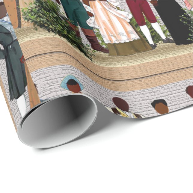 Freedom Rings 1712 • Afrocentric Wrapping Paper (Roll Corner)
