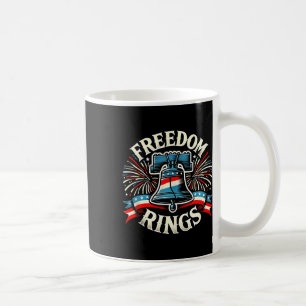 Freedom Rings Independence Day 4th Of July Tank To Coffee Mug