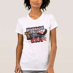 Freedom Rings, Loud in the U.S.A T-Shirt