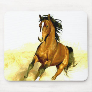 Freedom - Running Horse Mouse Pad