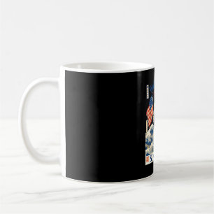 Freedom since 1776 bigfoot patriotic sasquatch for coffee mug