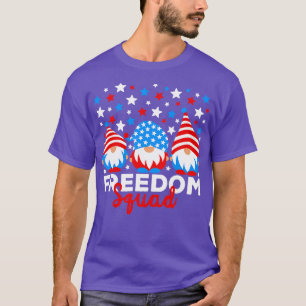 Freedom Squad Red White Blue Gnomes T-Shirt