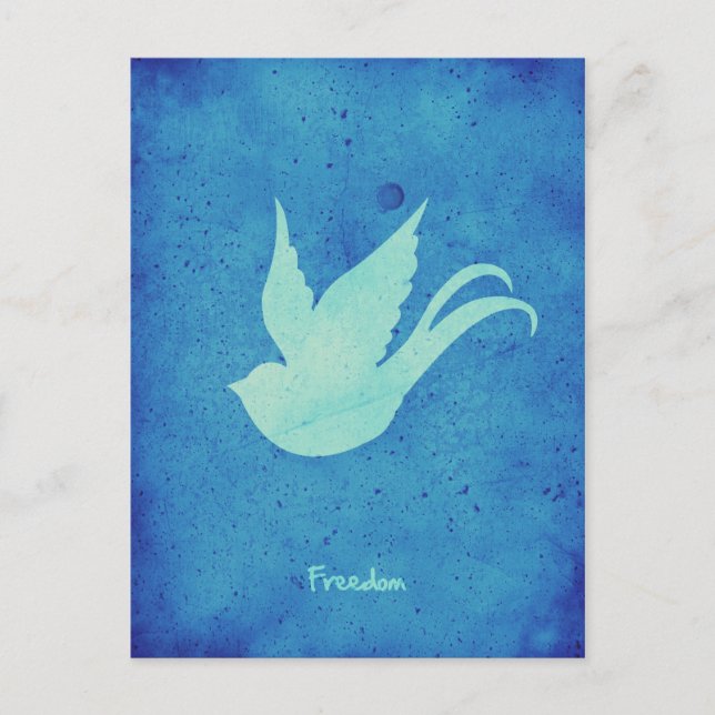 Freedom swallow postcard (Front)
