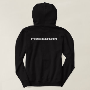 Freedom Sword Emblem – Bold Resistance Graphic Hoodie