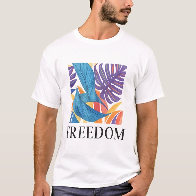 Freedom T-Shirt – Bold Graphic Tee for Self-Expres (Front)