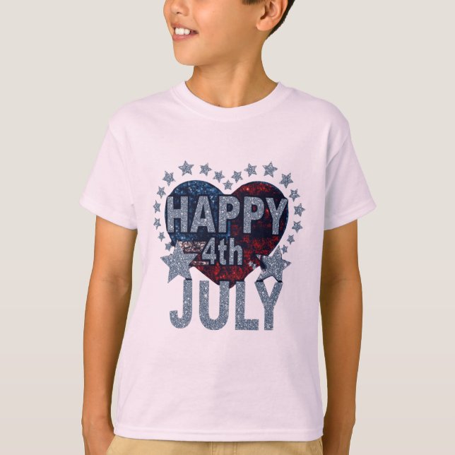 Freedom Threads: Bold American Pride Prints T-Shirt (Front)