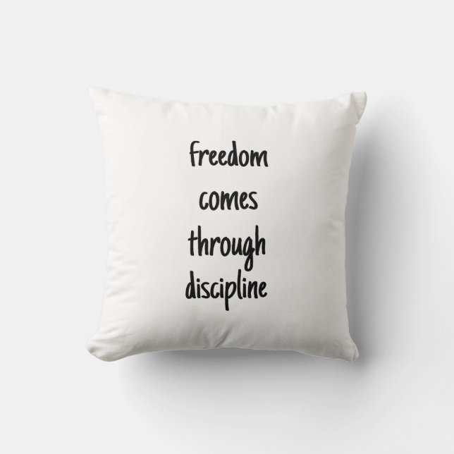 Freedom Throw Pillow (Front)