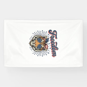 Freedom Tiger Patriotic Vintage Engraving Shirt_1 Banner