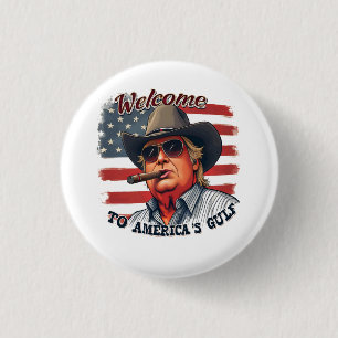 Freedom to American’s Gulf American Trump 3 Cm Round Badge