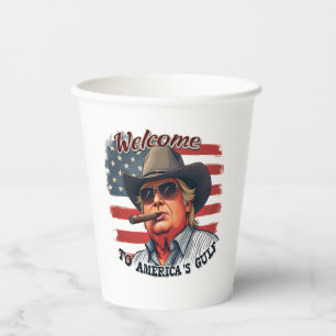 Freedom to American’s Gulf American Trump Paper Cups
