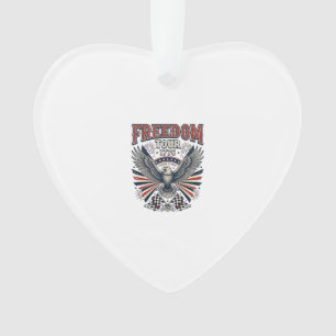 Freedom Tour 1776 Vintage Eagle Patriotic Shirt_1 Ornament