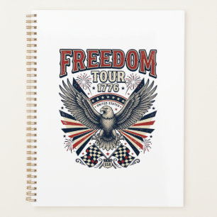 Freedom Tour 1776 Vintage Eagle Patriotic Shirt_1 Planner